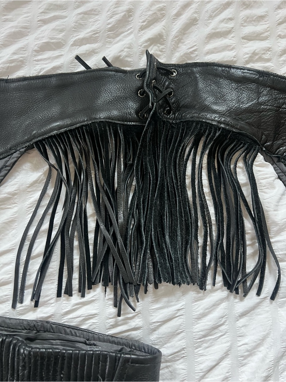 Leather Mill Arizona Matching Jacket & Chaps Set — Size L/M - Picture 9 of 16